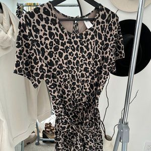 Smash + Tess Shorts Leopard Romper